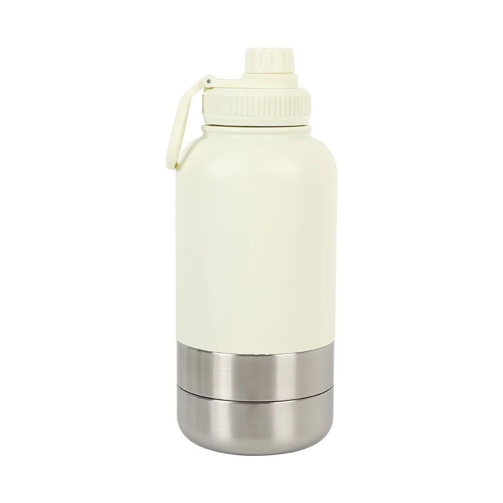 Outdoor Thermal 32oz Pet Water Bottle with Double Wall Insulation
