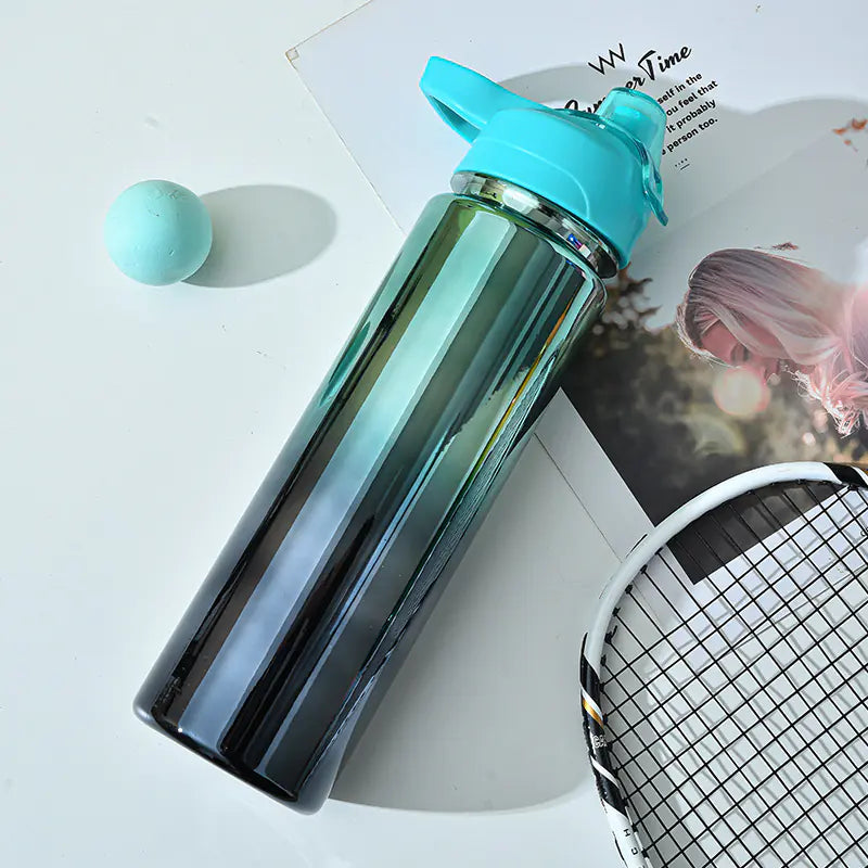 Gradient UV Electroplated Large Sports Water Bottle
