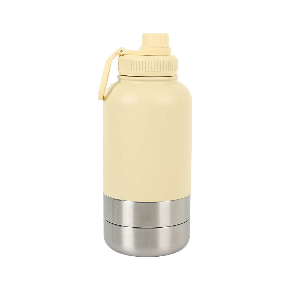 Outdoor Thermal 32oz Pet Water Bottle with Double Wall Insulation